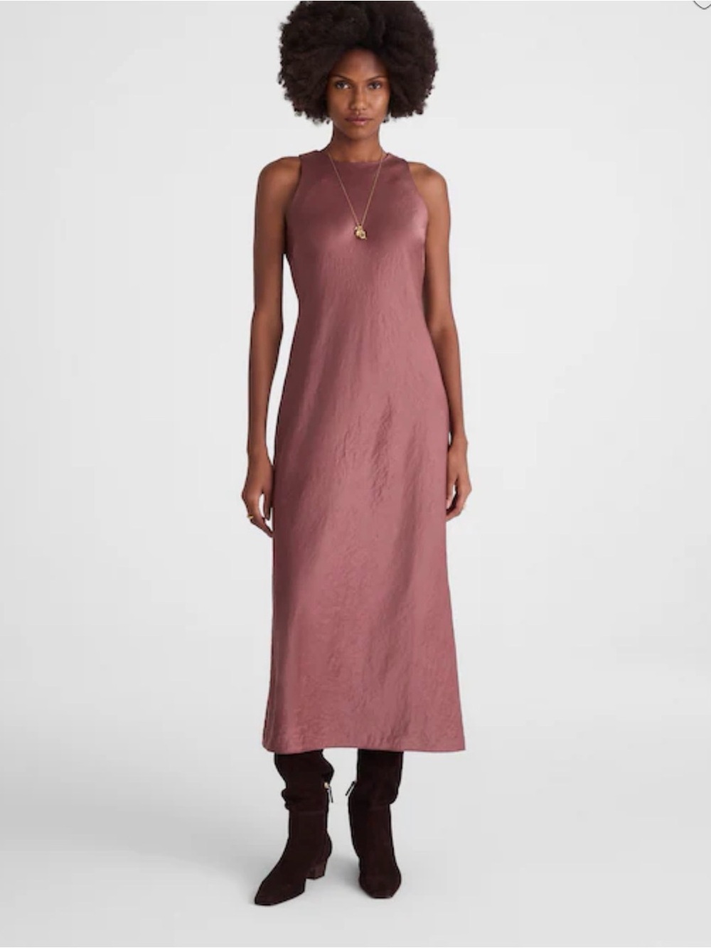 MADEWELL 00 Sleeveless silky Maxi Dress NS238